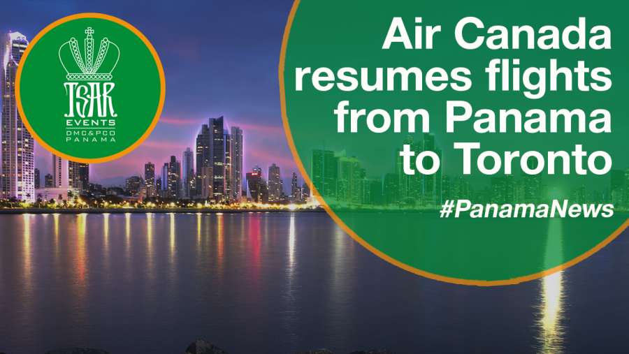 Air Canada resumes flights Panama – Toronto – Panama